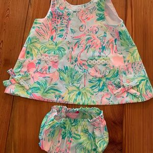 Lily Pulitzer size 6-12 tank and bloomers